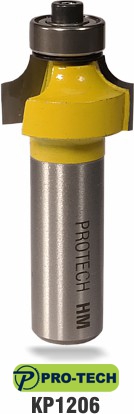 Corner round or round-over router bit sample