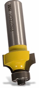 Corner round router bit