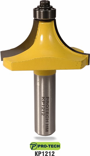 Corner round or round-over router bit sample