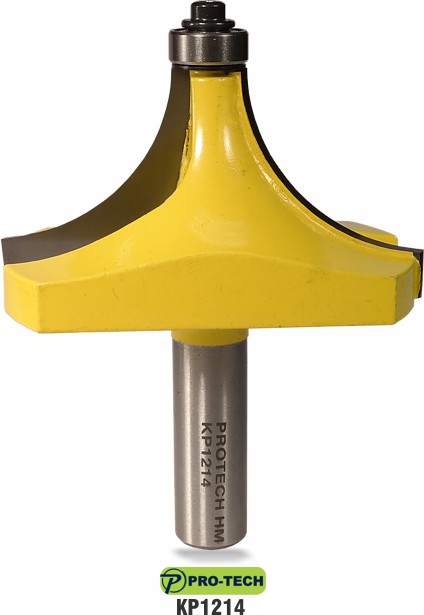 Corner round or round-over router bit sample